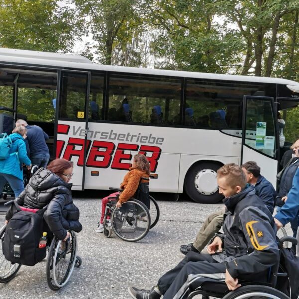 Beim Bus