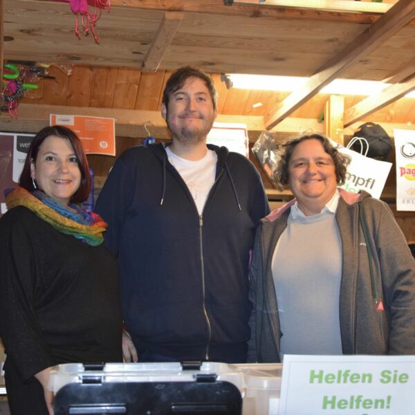 Loshütte mit Kampl, Silvia, Niklas