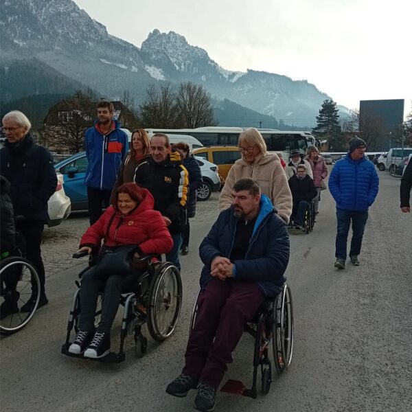 Zum Weg zum Christkindlmarkt