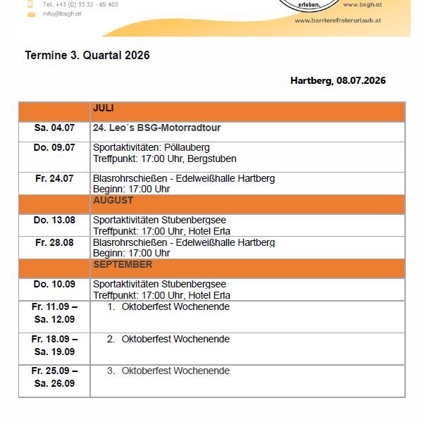 Terminvorschau_3. Quartal